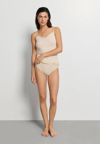 Cotton Seamless Spaghetti Top