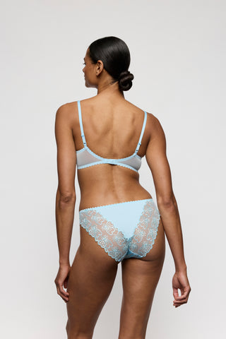 JANE Milky Blue halb unterlegter Balconette-BH
