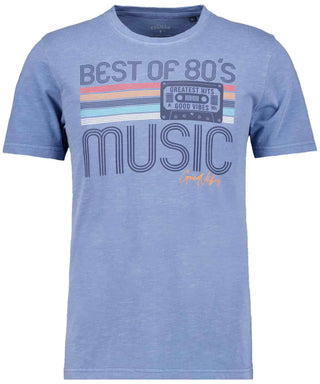 T-Shirt mit 80ies-Print,  Rundhals