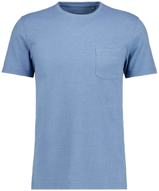 T-Shirt uni mit Brusttasche