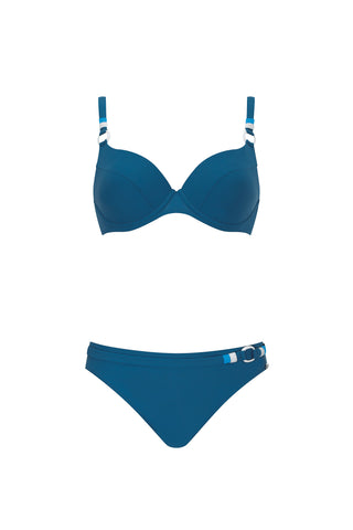 Bikini, nachtblau/hellblau