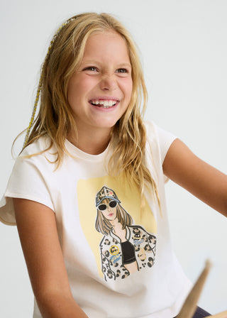 T-Shirt Kurzarm Motivdruck