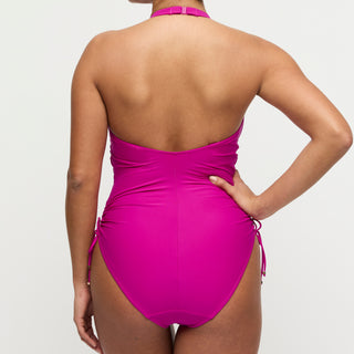 UVITA Deep Magenta Tiefdekolletierter Badeanzug