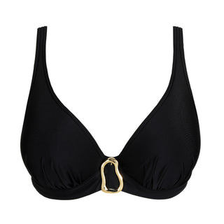 UVITA schwarz Unterlegtes Bikini-Top tief.