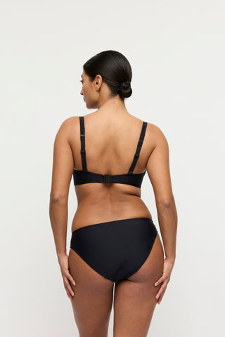 UVITA schwarz Unterlegtes Bikini-Top tief.