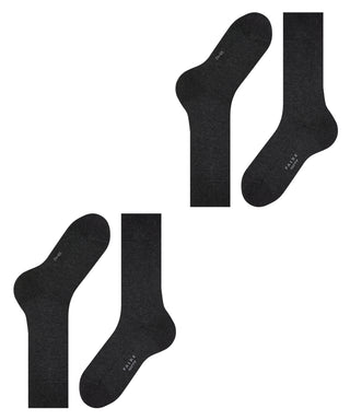 FALKE Happy 2-Pack Herren