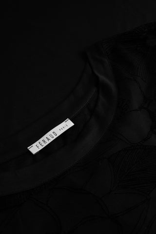 Py, 1/1 sleeve, pants 1/1, round ne, Black