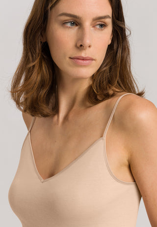 Cotton Seamless Spaghetti Top