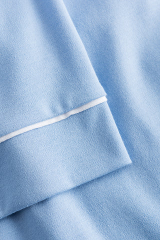 Py, 1/2 sleeve, pants 7/8, v-neck, Skyblue