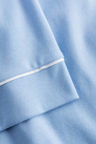 Py, 1/2 sleeve, pants 7/8, v-neck, Skyblue