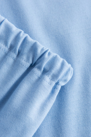 Py, 1/2 sleeve, pants 7/8, v-neck, Skyblue