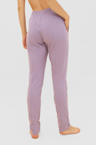 Pants GOTS, pants 1/1, pockets, Lilac