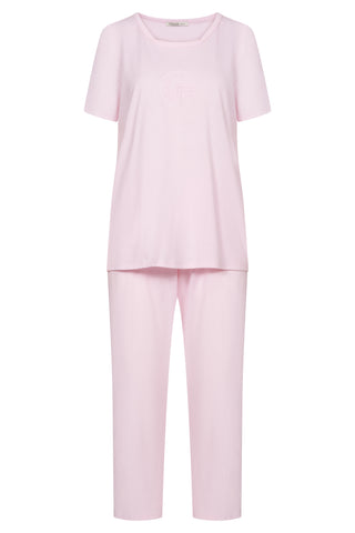 Py, 1/2 sleeve, pants 7/8, angular, Rosewater