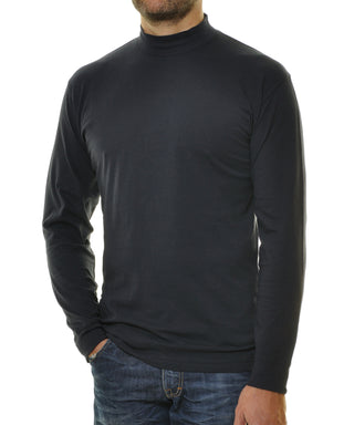 Stehkragenshirt langarm
