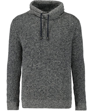Strick-Pullover mit speziellem Kragen