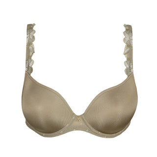 AGNES golden olive Unterlegter BH Herzform