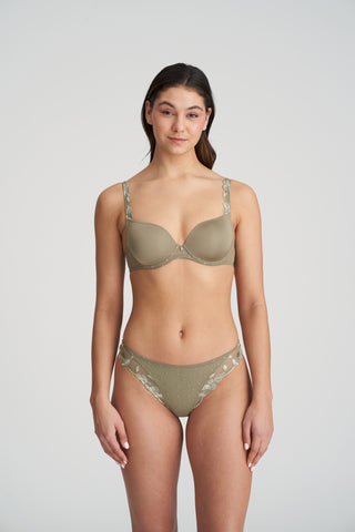 AGNES golden olive Unterlegter BH Herzform