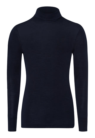 Woolen Silk Turtleneck Shirt