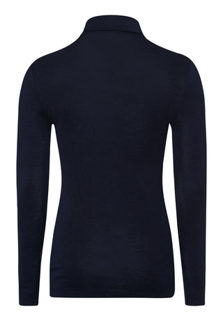 Woolen Silk Turtleneck Shirt
