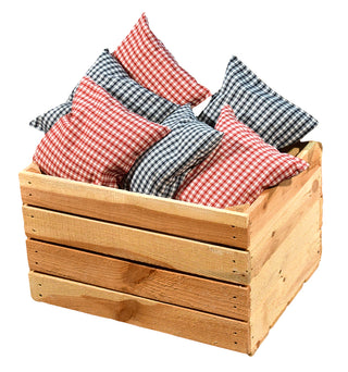 Merino-KBT- Kissen blau