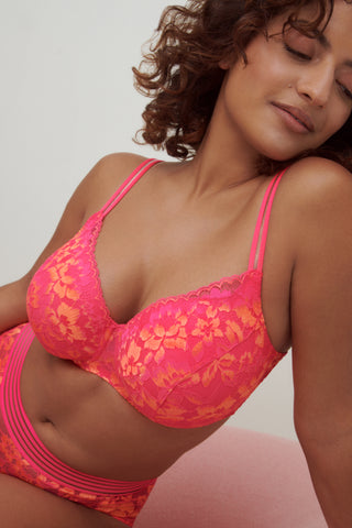 VERAO L.A. Pink Unterlegter BH Herzform