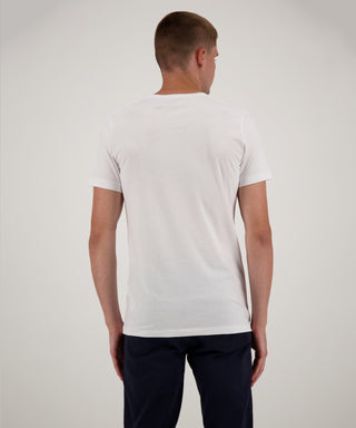 2 T-Shirt Doppelpack Bodyfit mit V-Ausschnitt
