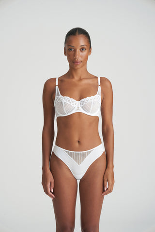 JHANA weiss Balconette-BH vertikale Naht