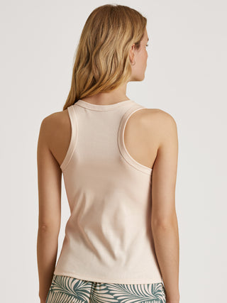 DAMEN Shirt ohne Arm, quill crème