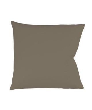 S-009100 | colours | fleuresse | Seidig glänzende Kissenbezüge aus Mako Satin Grau |  9042 TAUPE  | 100% Baumwolle | 4043202428032