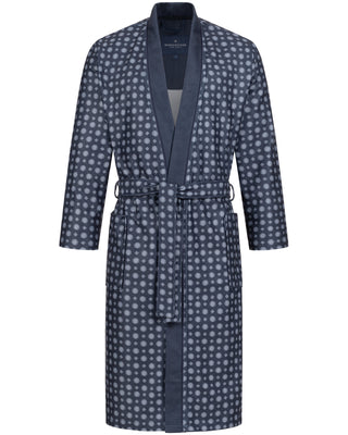 Morgenstern Bademantel Herren Kimono, leicht, Skylight, KEN, marine