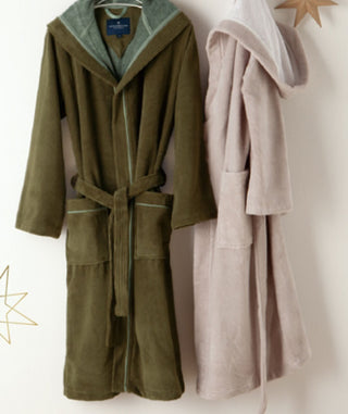 Bademantel Frottier Damen Bademantel mit Kapuze Geena 2