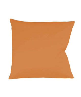 S-009100 | colours | fleuresse | Kissenbezug aus Mako Satin Baumwolle |  2044 ORANGE  | 100% Baumwolle | 4043202116960