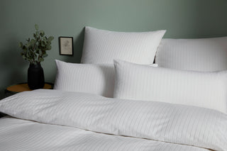 Elegante Bettwäsche Solid Stripe