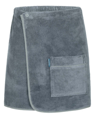 Morgenstern Saunakilt Herren, Multifaser NOAH stein/grau