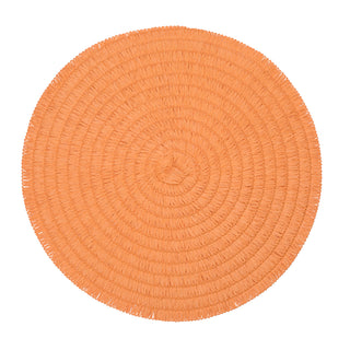 WAVE Tischset rund - apricot - 38/0