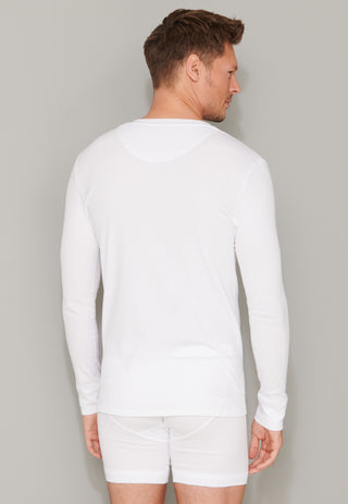 Long-sleeved button placket