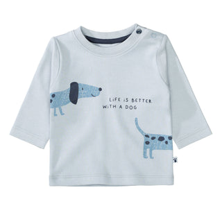 Long-sleeved shirt made from organic cotton