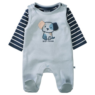 Romper with shirt made from organic cotton