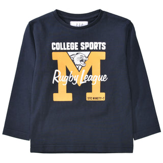 Long-sleeved shirt with a print