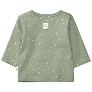 Long-sleeved shirt made from organic cotton