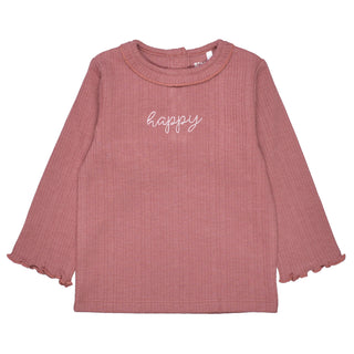 Long sleeve shirt with wording