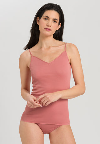 Cotton Seamless Spaghetti Top