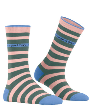 Color block stripe socks