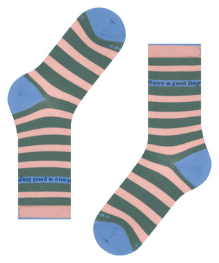 Color block stripe socks