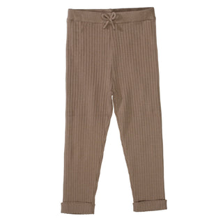 Strick-Leggings im Ripp-Design
