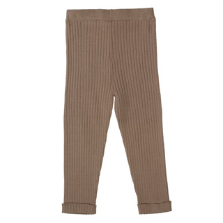 Strick-Leggings im Ripp-Design