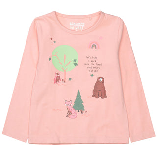 Long-sleeved shirt with a print