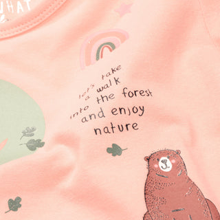 Long-sleeved shirt with a print