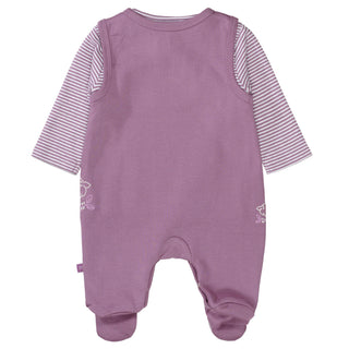 Romper with shirt made from organic cotton