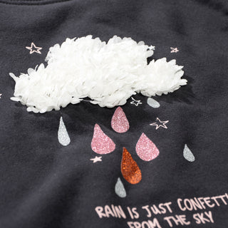 Sweatshirt with sequins